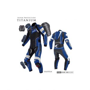 S-49 Titanium Leather Suit-RAPHAEL